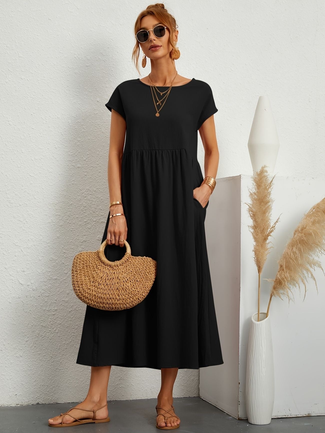 Alina™ | Naturligt elegant linneklänning för sommardagar&nbsp;