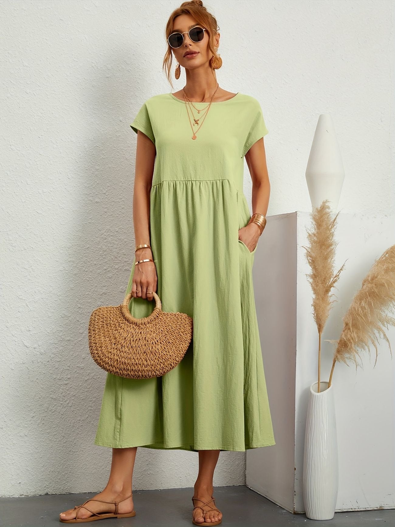 Alina™ | Naturligt elegant linneklänning för sommardagar&nbsp;