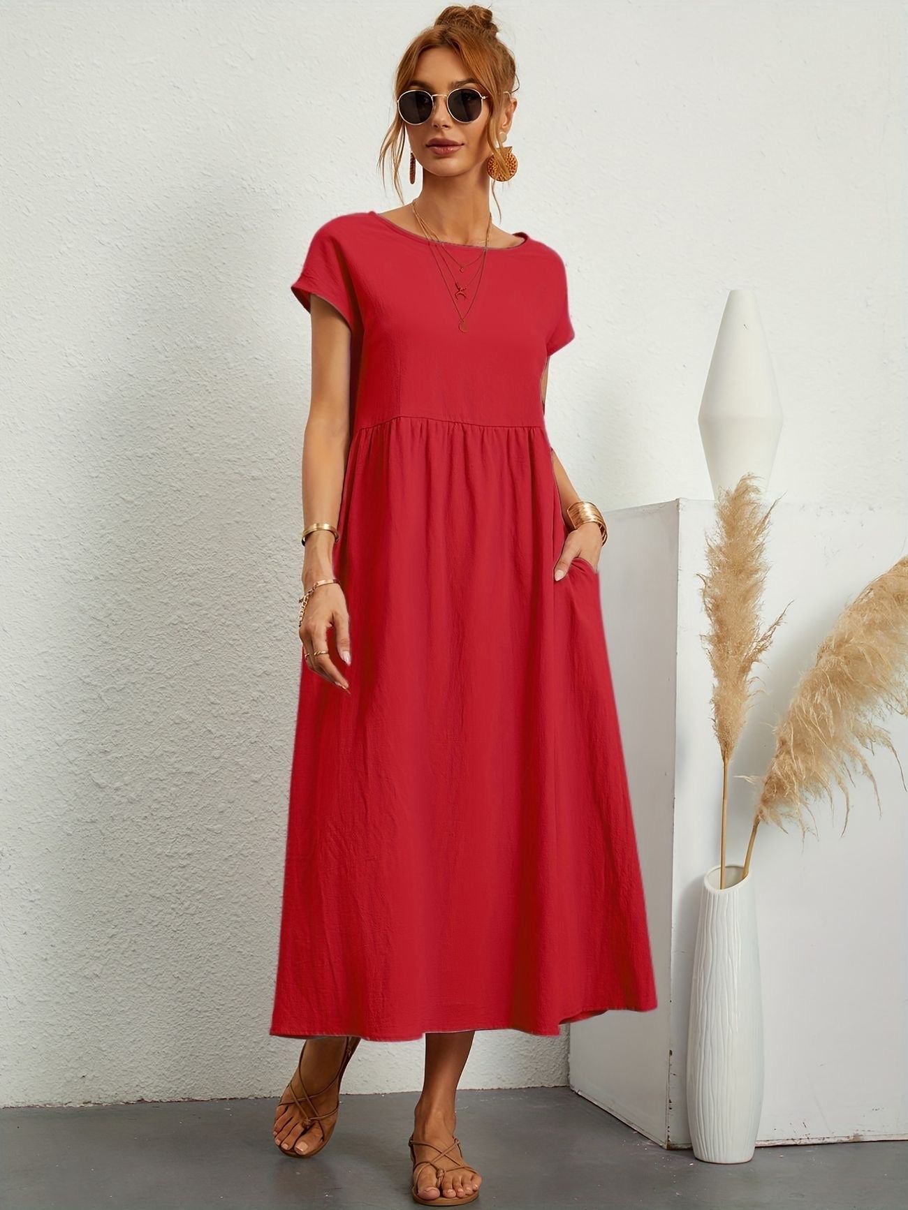 Alina™ | Naturligt elegant linneklänning för sommardagar&nbsp;