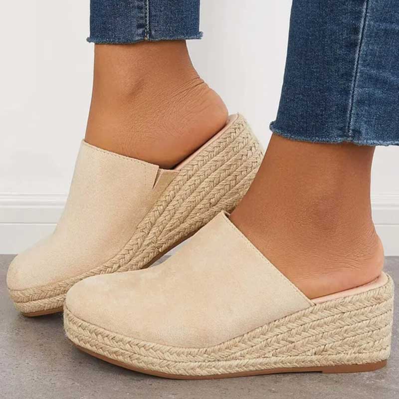 Sally | Eleganta och Bekväma Sandaler med Förhöjd Sula