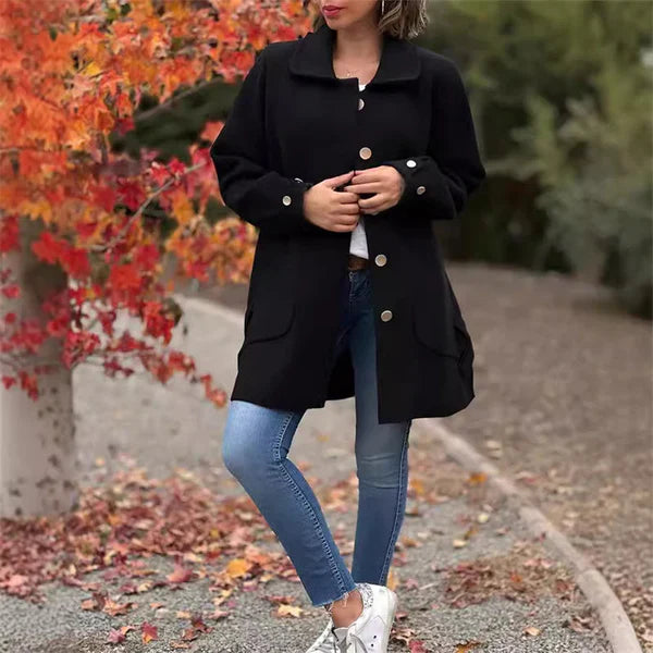 Anivia™ | Manteau Doux avec Boutons